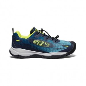 Buty Keen Wanduro Speed Hiking Dziecięce Niebieskie | GKONIPB-30