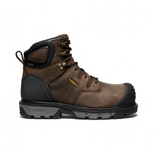 Buty Robocze Keen CSA Camden 6 Waterproof (Carbon-Fiber Toe) Męskie Brązowe | GZYNPJC-54