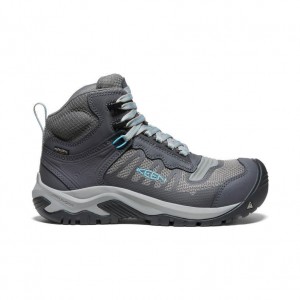 Buty Robocze Keen Reno Waterproof Mid (Carbon-Fiber Toe) Damskie Szare | ACYLOSG-49