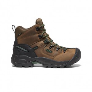 Buty Trekkingowe Keen Pittsburgh Energy 6 Waterproof (Carbon Fiber Toe) Męskie Brązowe | SLEZOTG-53