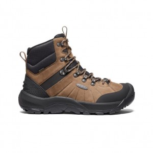 Buty Trekkingowe Keen Revel IV Polar Waterproof Męskie Brązowe | TUSPAXF-52