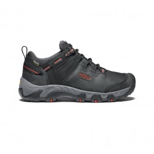 Buty Trekkingowe Keen Steens Waterproof Męskie Czarne | CZBUSXY-73