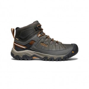 Buty Trekkingowe Keen Targhee III Waterproof Mid Męskie Brązowe | BXHPMJQ-59