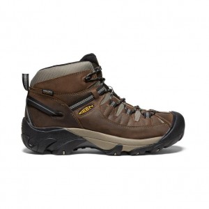 Buty Trekkingowe Keen Targhee II Mid Waterproofs Męskie Brązowe | LSBVXKP-89