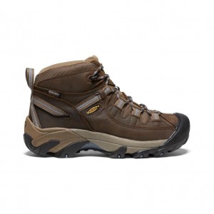 Buty Trekkingowe Keen Targhee II Waterproof Mid Damskie Brązowe | KOXVCUL-51