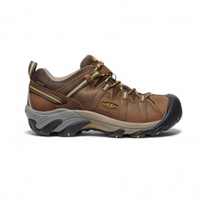 Buty Trekkingowe Keen Targhee II Waterproof Wide Męskie Brązowe | HZFUSNP-35