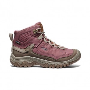 Buty Trekkingowe Keen Targhee IV Waterproof Damskie Różowe | QKZIBME-47