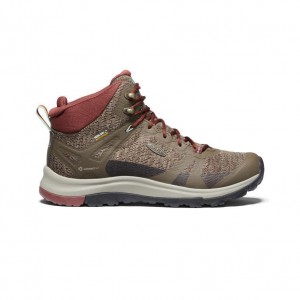 Buty Trekkingowe Keen Terradora II Waterproof Damskie Oliwkowe | SLPGONK-82