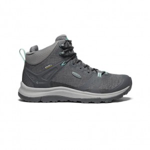 Buty Trekkingowe Keen Terradora II Waterproof Damskie Szare | SCGQLIE-95