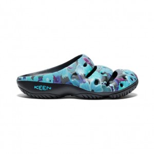 Klapki Keen Yogui Arts Clog x Gravityfree Męskie Niebieskie | FXIZKSN-59