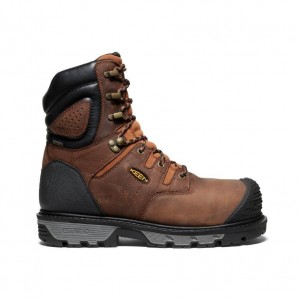 Kozaki Keen Camden 8 Insulated Waterproof (Carbon-Fiber Toe) Męskie Brązowe | ZVNASBR-83