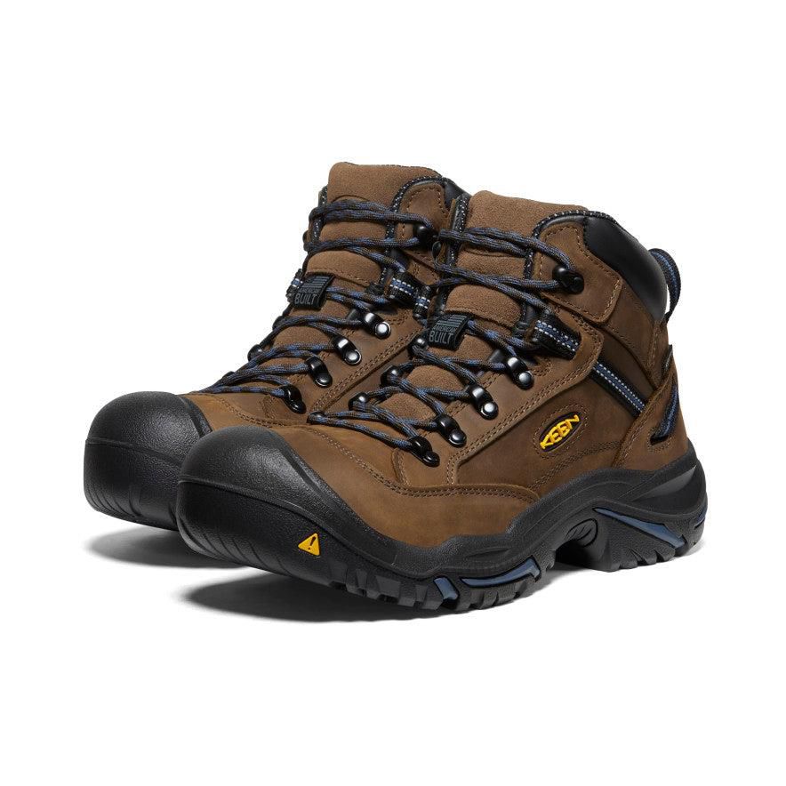 Buty Robocze Keen Braddock AL Waterproof Mid (Steel Toe) Męskie Brązowe | OJXWQGL-79