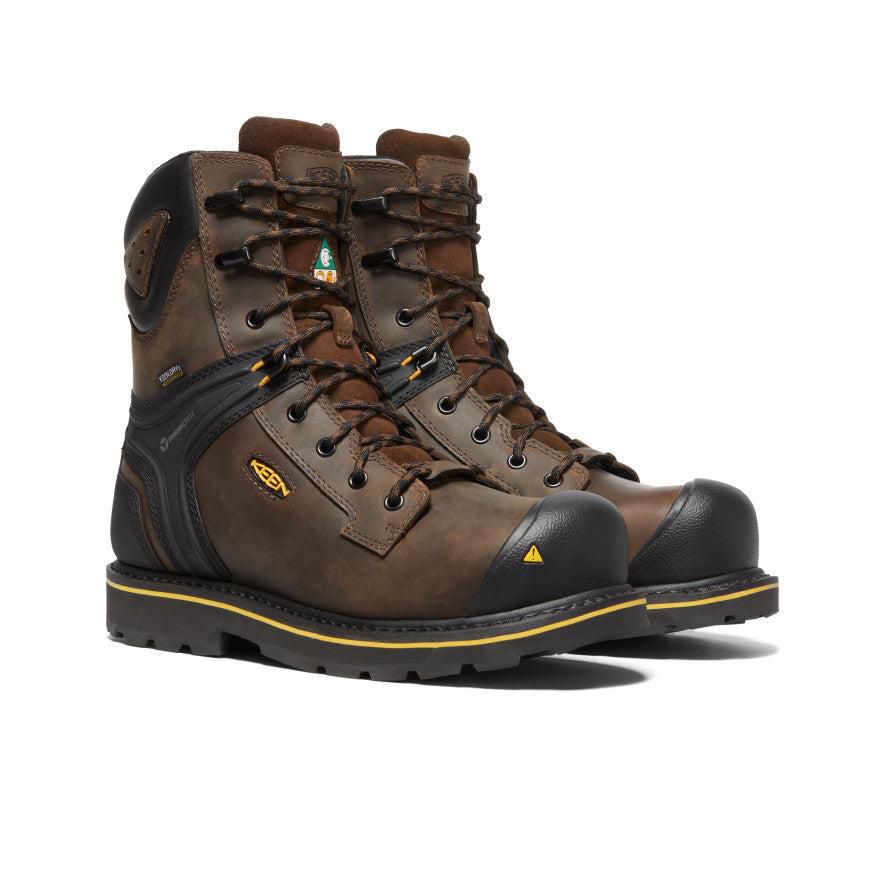 Buty Robocze Keen CSA Abitibi II Waterproof (Carbon-Fiber Toe) Męskie Brązowe | WARFYQV-72