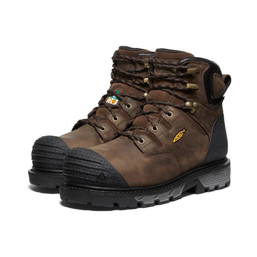 Buty Robocze Keen CSA Camden 6 Waterproof (Carbon-Fiber Toe) Męskie Brązowe | GZYNPJC-54