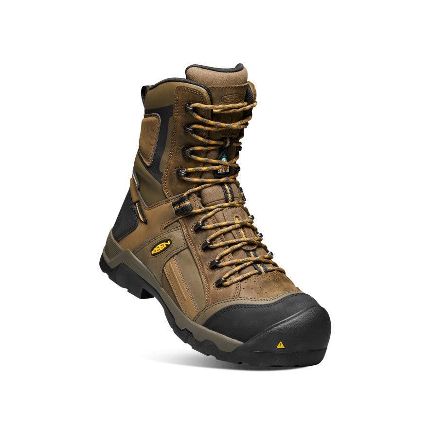 Buty Robocze Keen CSA Davenport 8 Insulated Waterproof Męskie Brązowe | YQBPFET-58