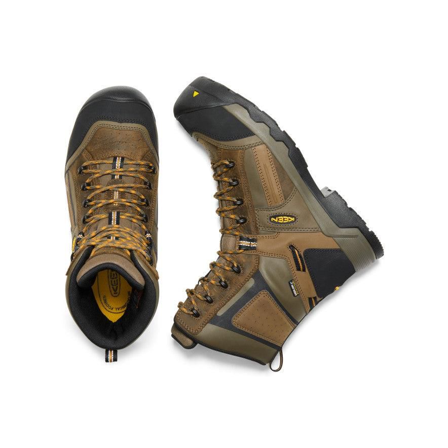 Buty Robocze Keen CSA Davenport 8 Insulated Waterproof Męskie Brązowe | YQBPFET-58