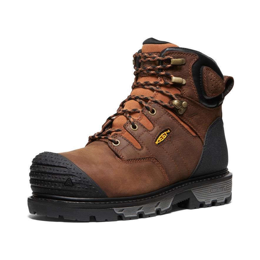 Buty Robocze Keen Camden 6 Waterproof (Carbon-Fiber Toe) Męskie Brązowe | ZFXIBQC-03