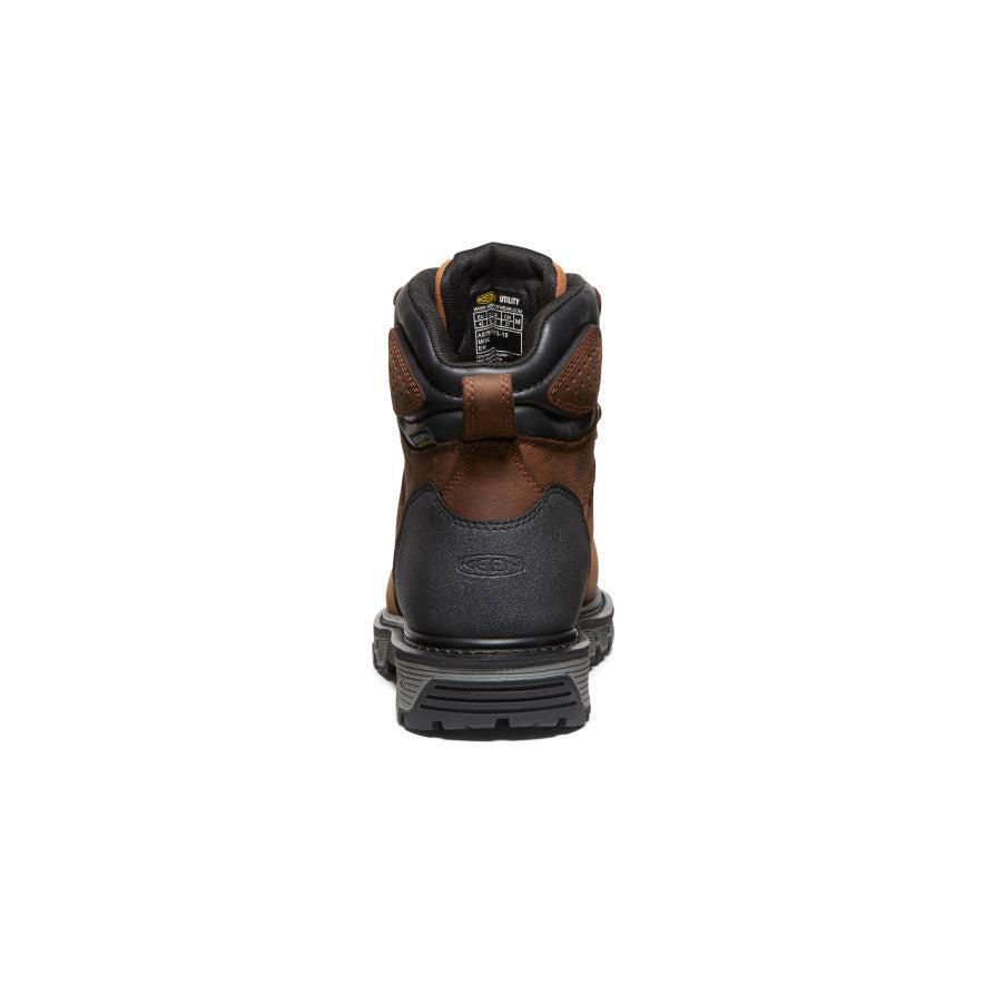 Buty Robocze Keen Camden 6 Waterproof (Carbon-Fiber Toe) Męskie Brązowe | ZFXIBQC-03