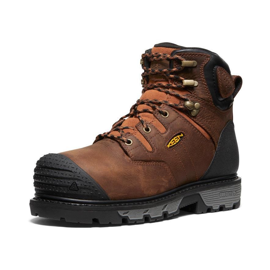 Buty Robocze Keen Camden 6 Waterproof INT MET (Carbon-Fiber Toe) Męskie Brązowe | TQIJBGN-02