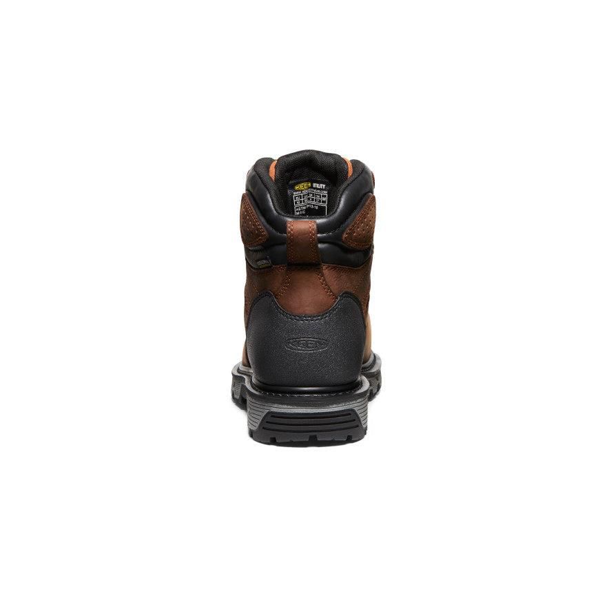 Buty Robocze Keen Camden 6 Waterproof INT MET (Carbon-Fiber Toe) Męskie Brązowe | TQIJBGN-02