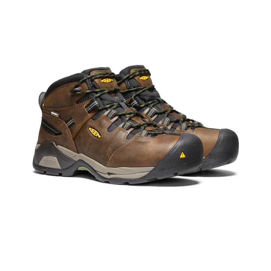 Buty Robocze Keen Detroit XT Waterproof (Steel Toe) Męskie Brązowe | VSFJGQD-53