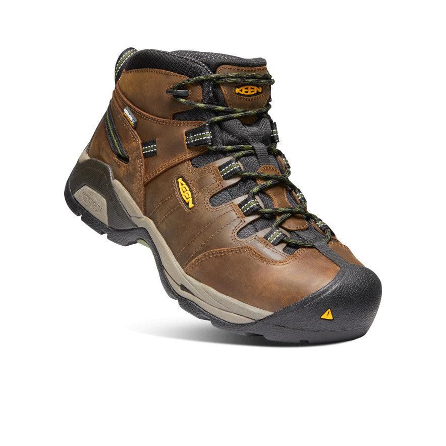 Buty Robocze Keen Detroit XT Waterproof (Steel Toe) Męskie Brązowe | VSFJGQD-53