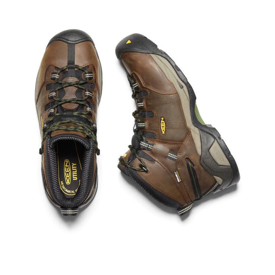 Buty Robocze Keen Detroit XT Waterproof (Steel Toe) Męskie Brązowe | VSFJGQD-53