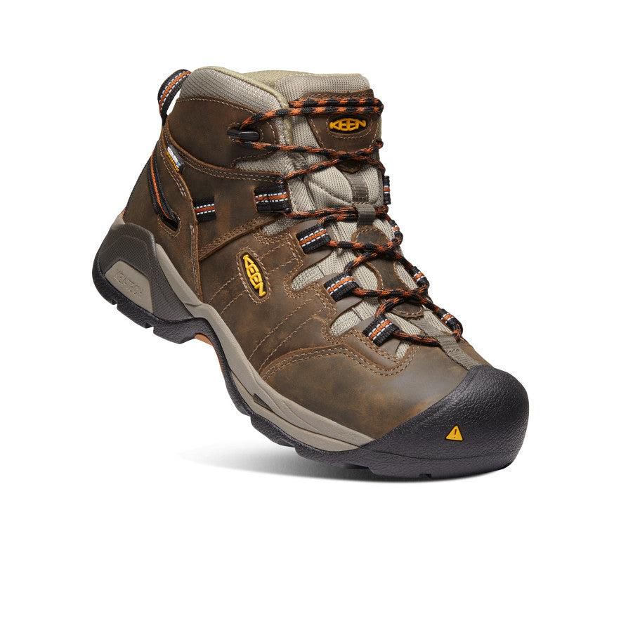 Buty Robocze Keen Detroit XT Waterproof (Soft Toe) Męskie Brązowe | WQACFOT-58