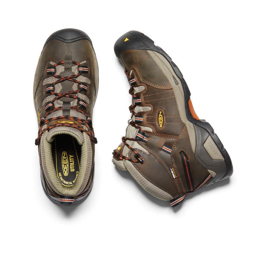 Buty Robocze Keen Detroit XT Waterproof (Soft Toe) Męskie Brązowe | WQACFOT-58