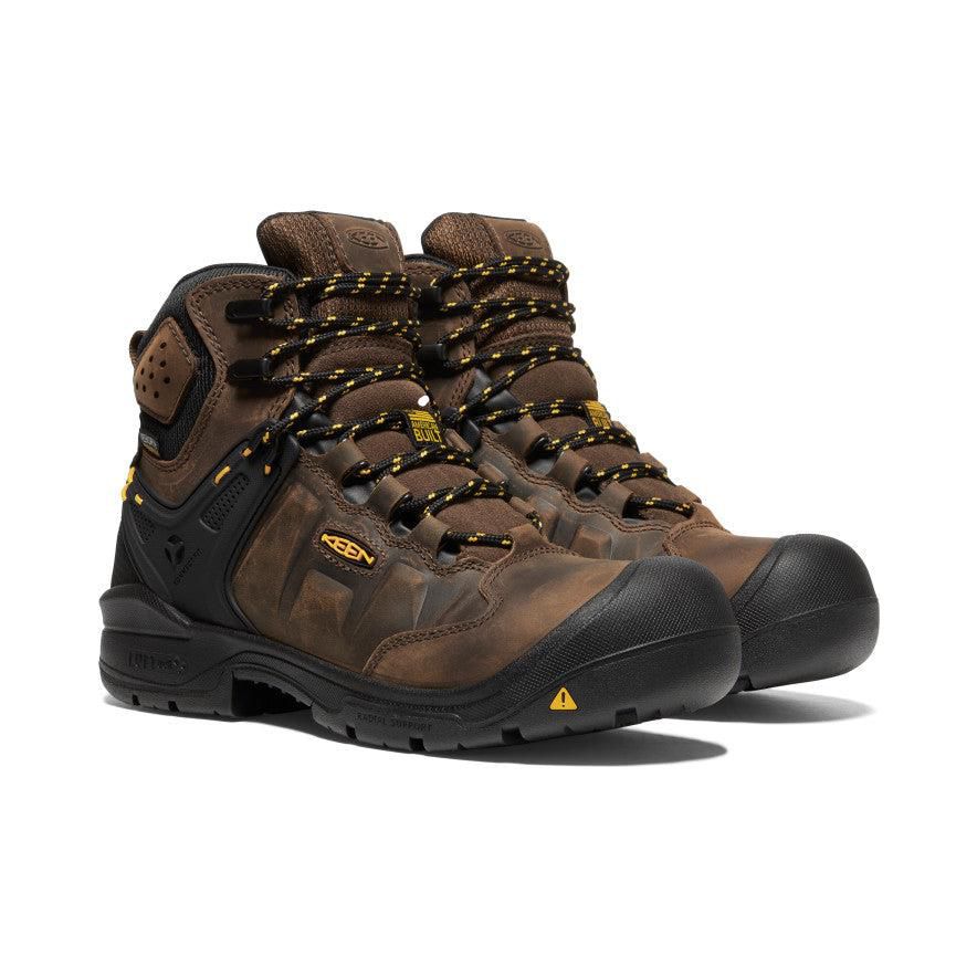 Buty Robocze Keen Dover 6 Waterproof (Carbon-Fiber Toe) Damskie Brązowe | YRFBDWZ-10