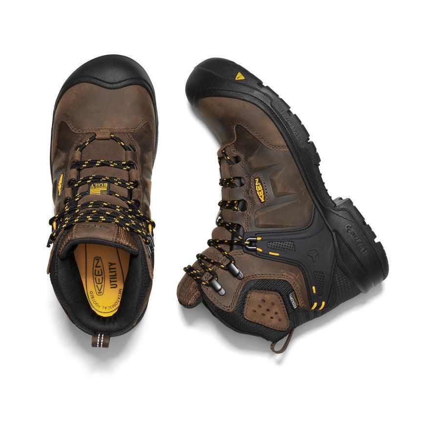 Buty Robocze Keen Dover 6 Waterproof (Carbon-Fiber Toe) Damskie Brązowe | YRFBDWZ-10