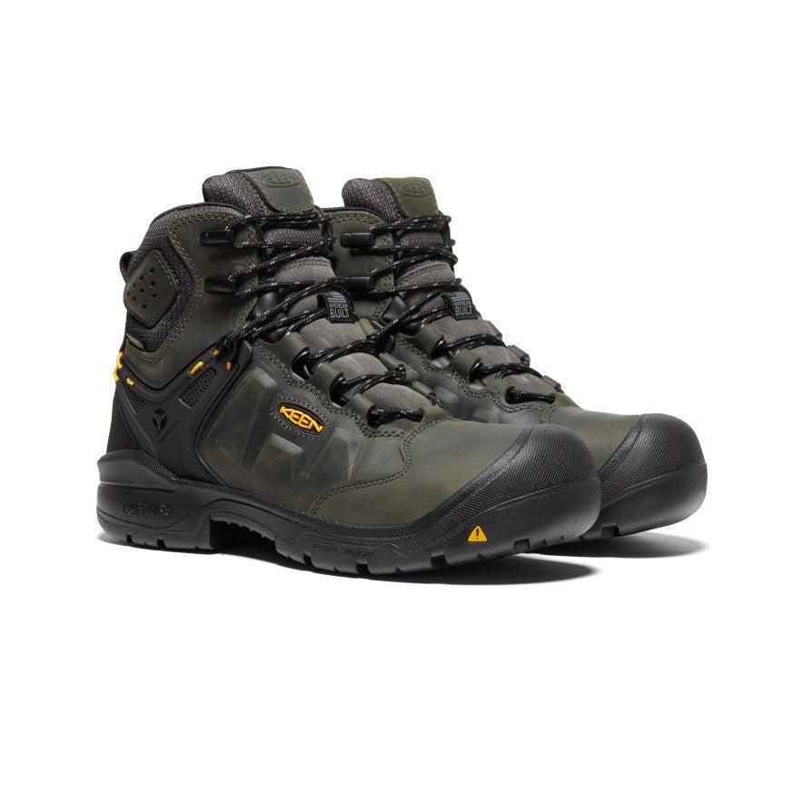 Buty Robocze Keen Dover 6 Waterproof (Carbon-Fiber Toe) Męskie Czarne | CIMPZBH-90