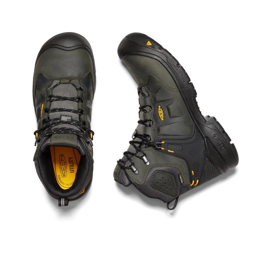 Buty Robocze Keen Dover 6 Waterproof (Carbon-Fiber Toe) Męskie Czarne | CIMPZBH-90