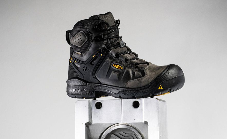 Buty Robocze Keen Dover 6 Waterproof (Carbon-Fiber Toe) Męskie Czarne | CIMPZBH-90