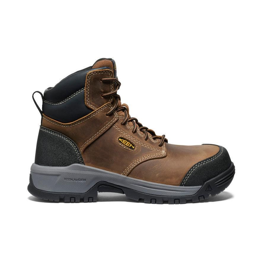 Buty Robocze Keen Evanston 6 ESD (Carbon-Fiber Toe) Damskie Brązowe | CABSVNX-91