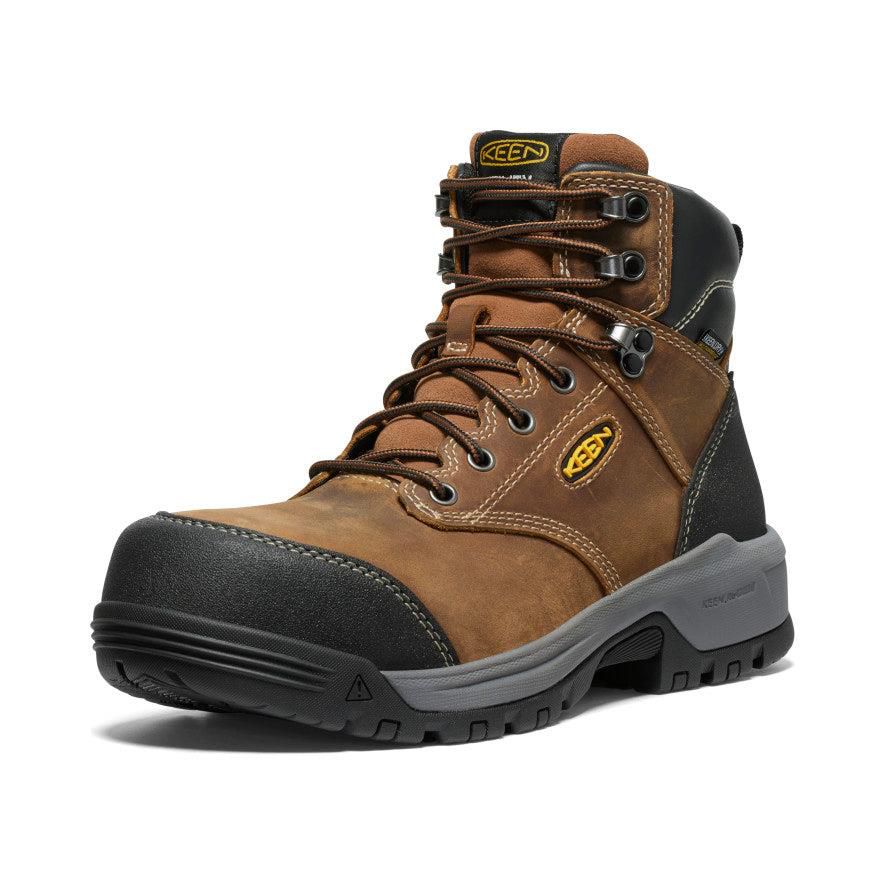 Buty Robocze Keen Evanston 6 Waterproof (Carbon-Fiber Toe) Męskie Brązowe | EKARCMD-18