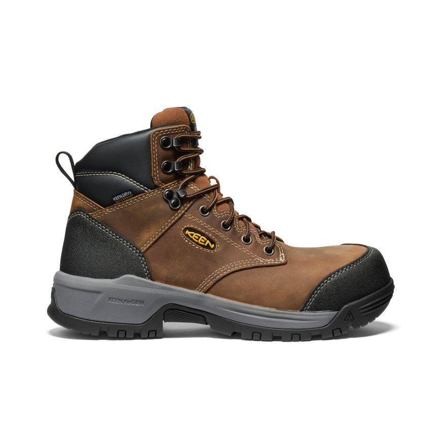 Buty Robocze Keen Evanston 6 Waterproof (Carbon-Fiber Toe) Męskie Brązowe | EKARCMD-18