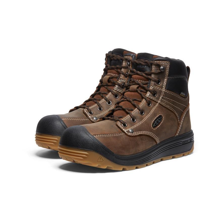 Buty Robocze Keen Fort Wayne 6 Waterproof (Soft Toe) Męskie Brązowe | STVPARC-45