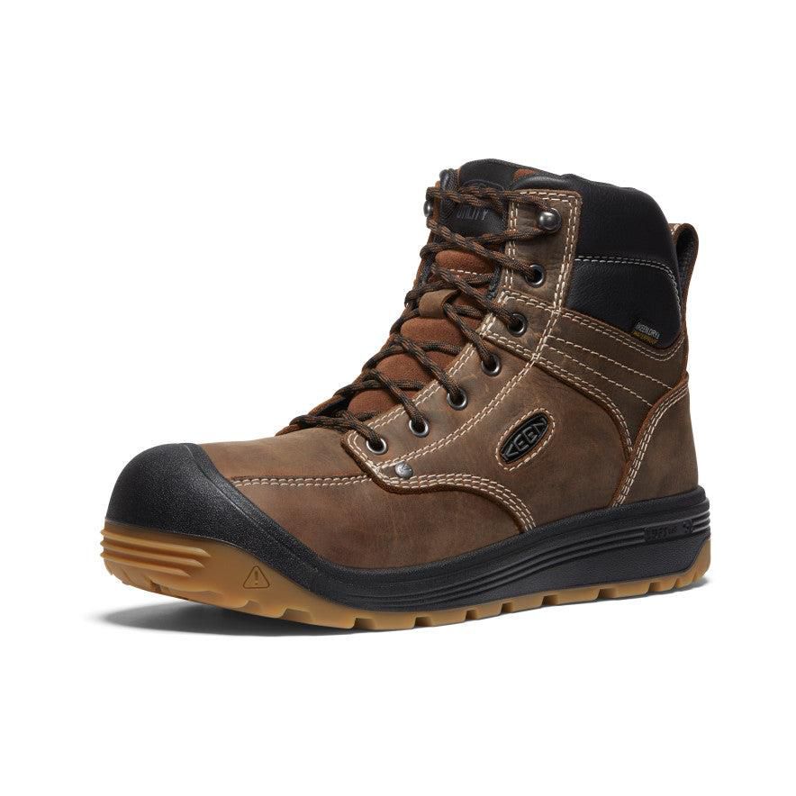 Buty Robocze Keen Fort Wayne 6 Waterproof (Soft Toe) Męskie Brązowe | STVPARC-45