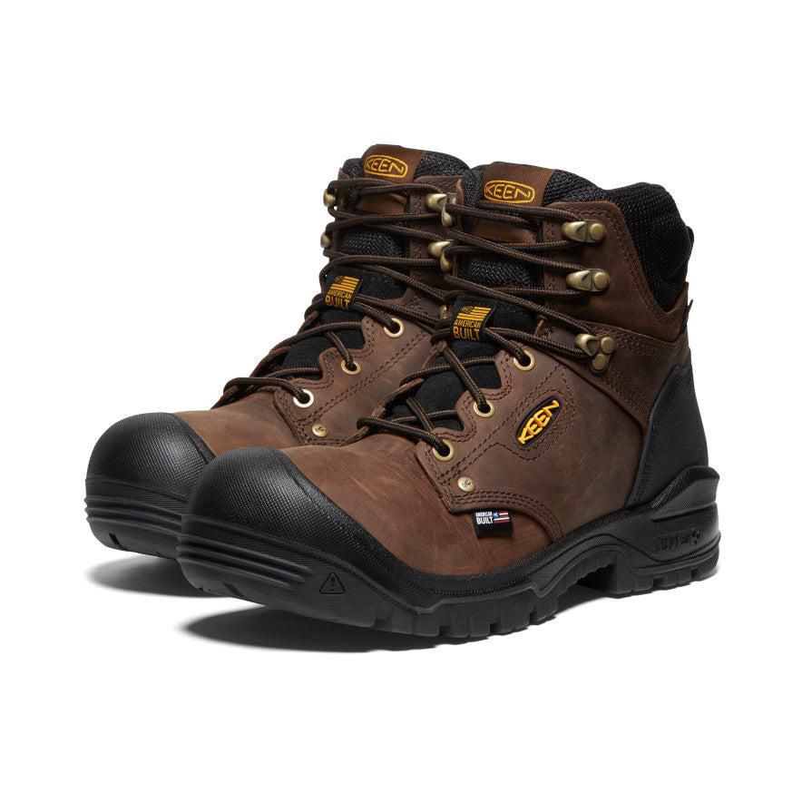 Buty Robocze Keen Independence 6 Waterproof (Soft Toe) Męskie Brązowe | HTGWLZB-68