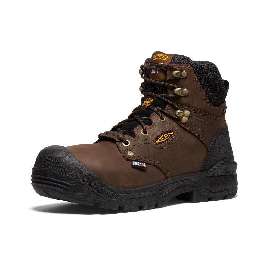 Buty Robocze Keen Independence 6 Waterproof Internal MET (Carbon-Fiber Toe) Męskie Brązowe | ODYVUPQ-72