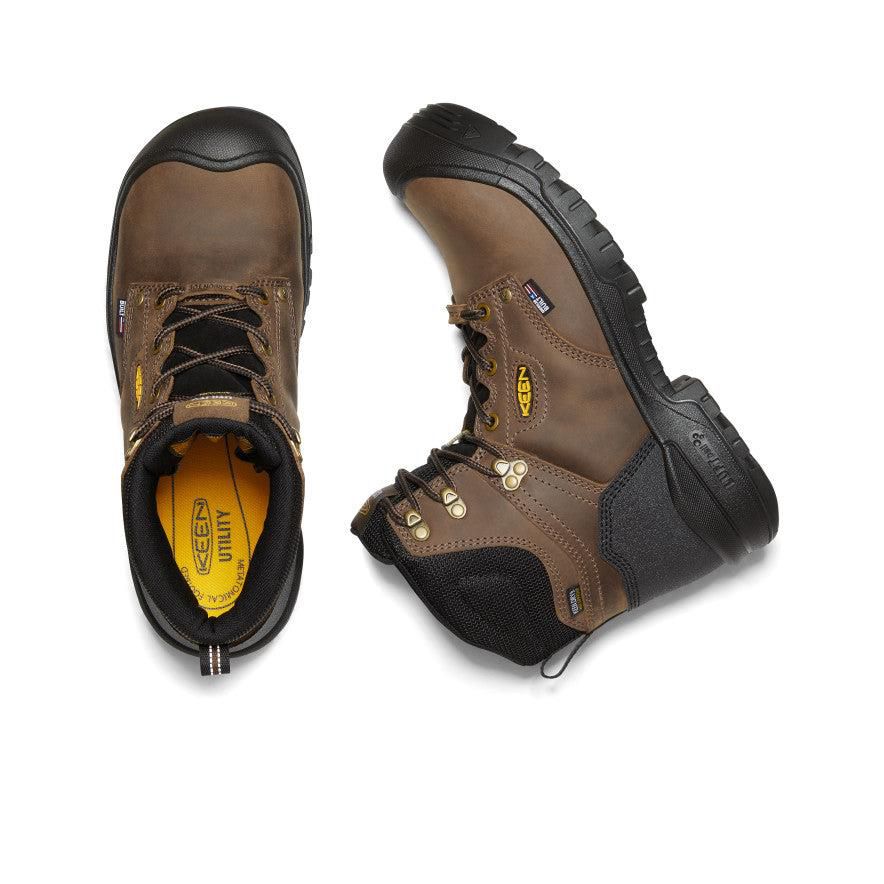 Buty Robocze Keen Independence 6 Waterproof (Carbon Fiber Toe) Męskie Brązowe | PEMVWHF-34