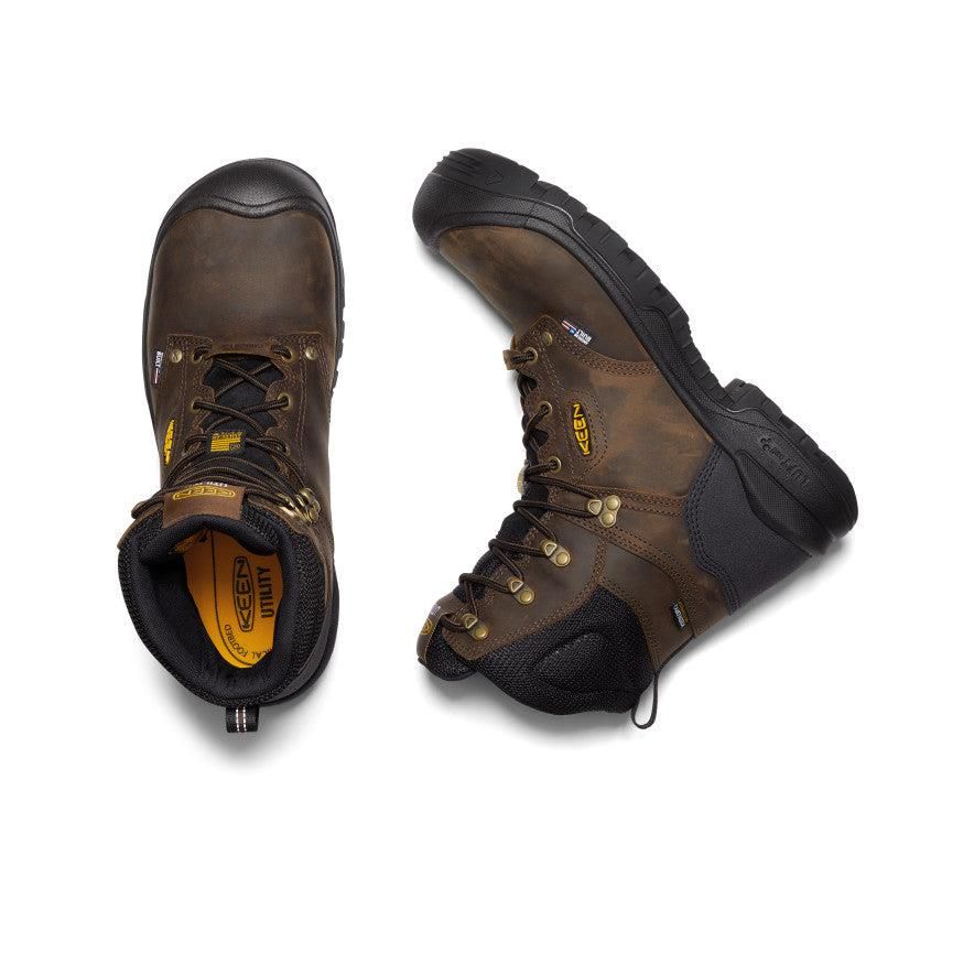 Buty Robocze Keen Independence 8 Waterproof (Carbon Fiber Toe) Męskie Brązowe | ZMBTCIK-57