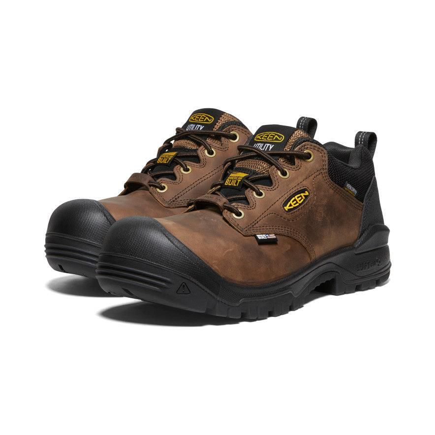 Buty Robocze Keen Independence Oxford Waterproof (Carbon-Fiber Toe) Męskie Brązowe | IJYBMFE-87