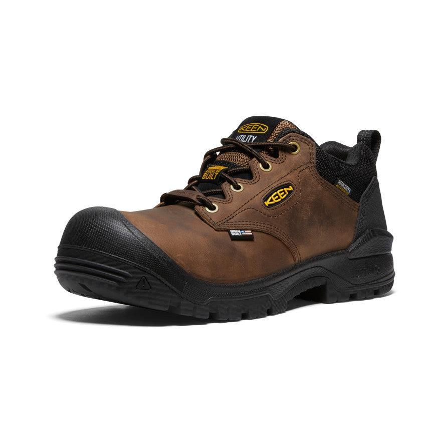 Buty Robocze Keen Independence Oxford Waterproof (Carbon-Fiber Toe) Męskie Brązowe | IJYBMFE-87