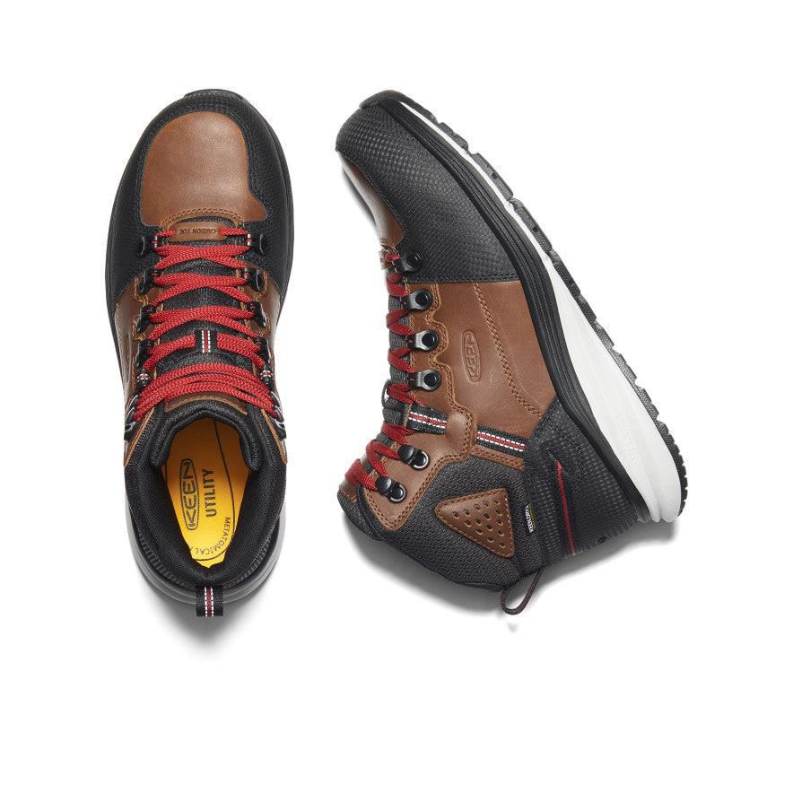 Buty Robocze Keen Red Hook Waterproof (Carbon-Fiber Toe) Męskie Brązowe | EFWVYCK-04