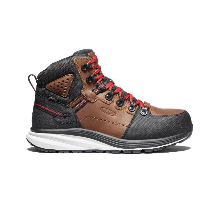 Buty Robocze Keen Red Hook Waterproof (Carbon-Fiber Toe) Męskie Brązowe | EFWVYCK-04