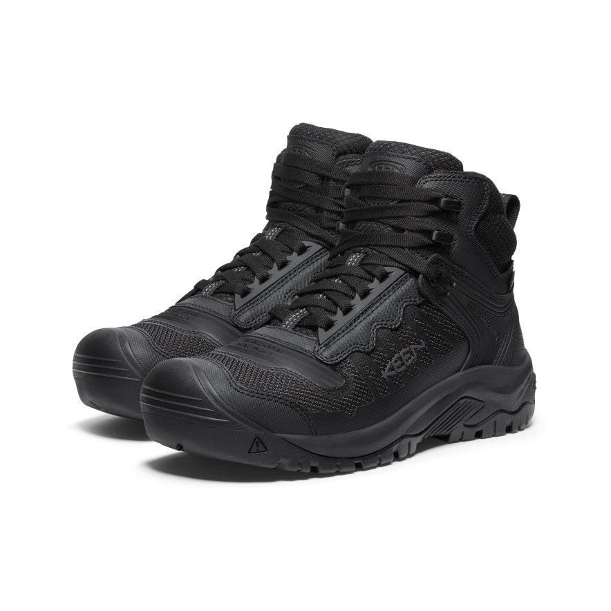 Buty Robocze Keen Reno Waterproof Mid (Soft Toe) Męskie Czarne | ERLACKO-26