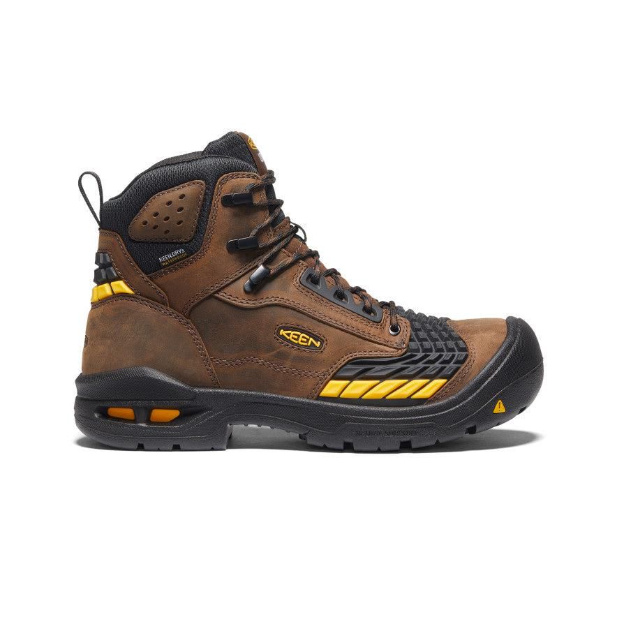 Buty Robocze Keen Troy 6 Waterproof (Carbon-Fiber Toe) Męskie Brązowe | NAZTMLW-13