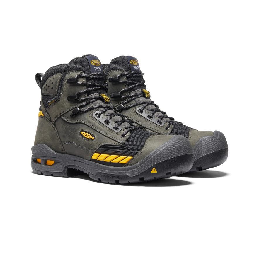 Buty Robocze Keen Troy 6 Waterproof (Carbon-Fiber Toe) Męskie Oliwkowe | EYWJRPI-39